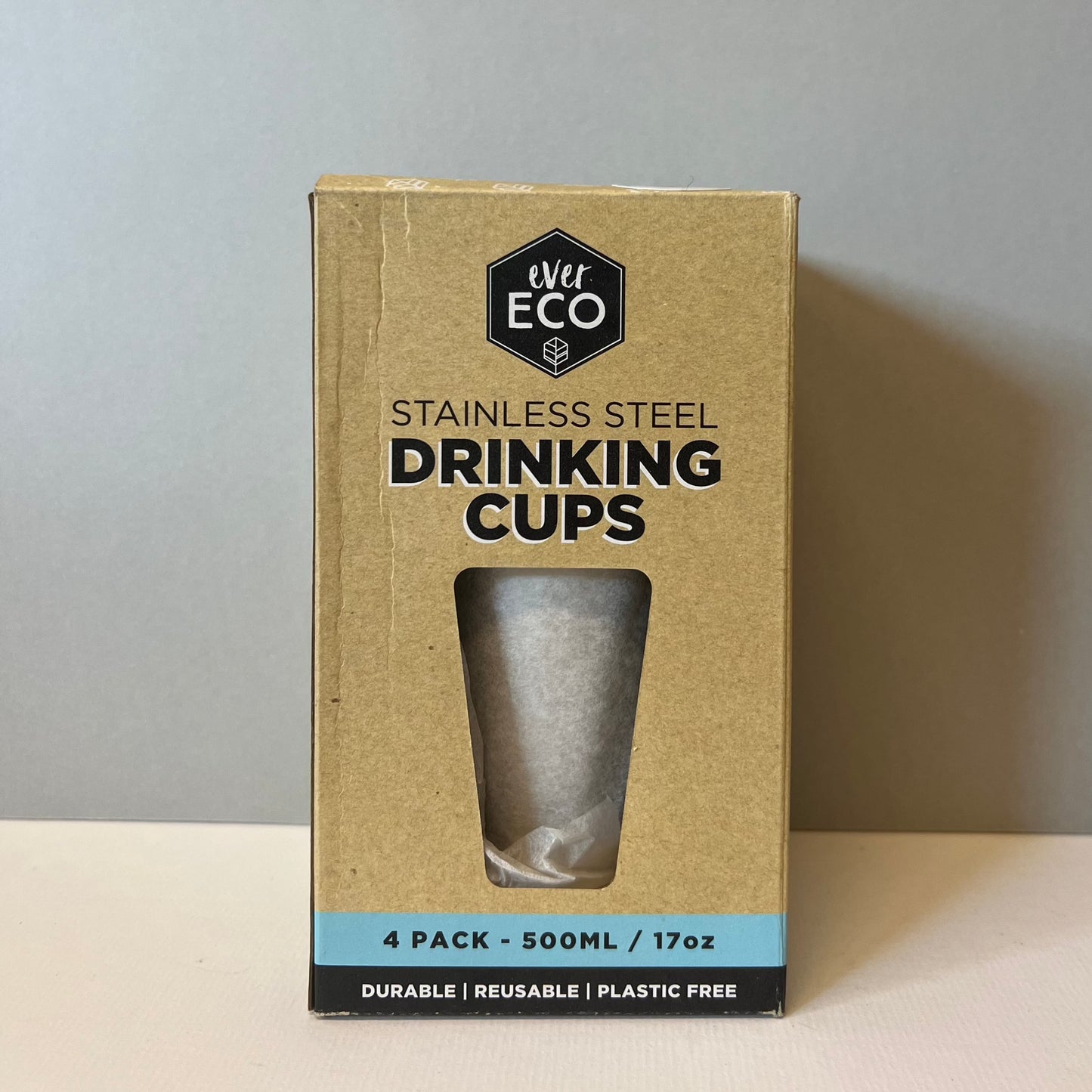 Stainless Steel Drinking Cups (4)