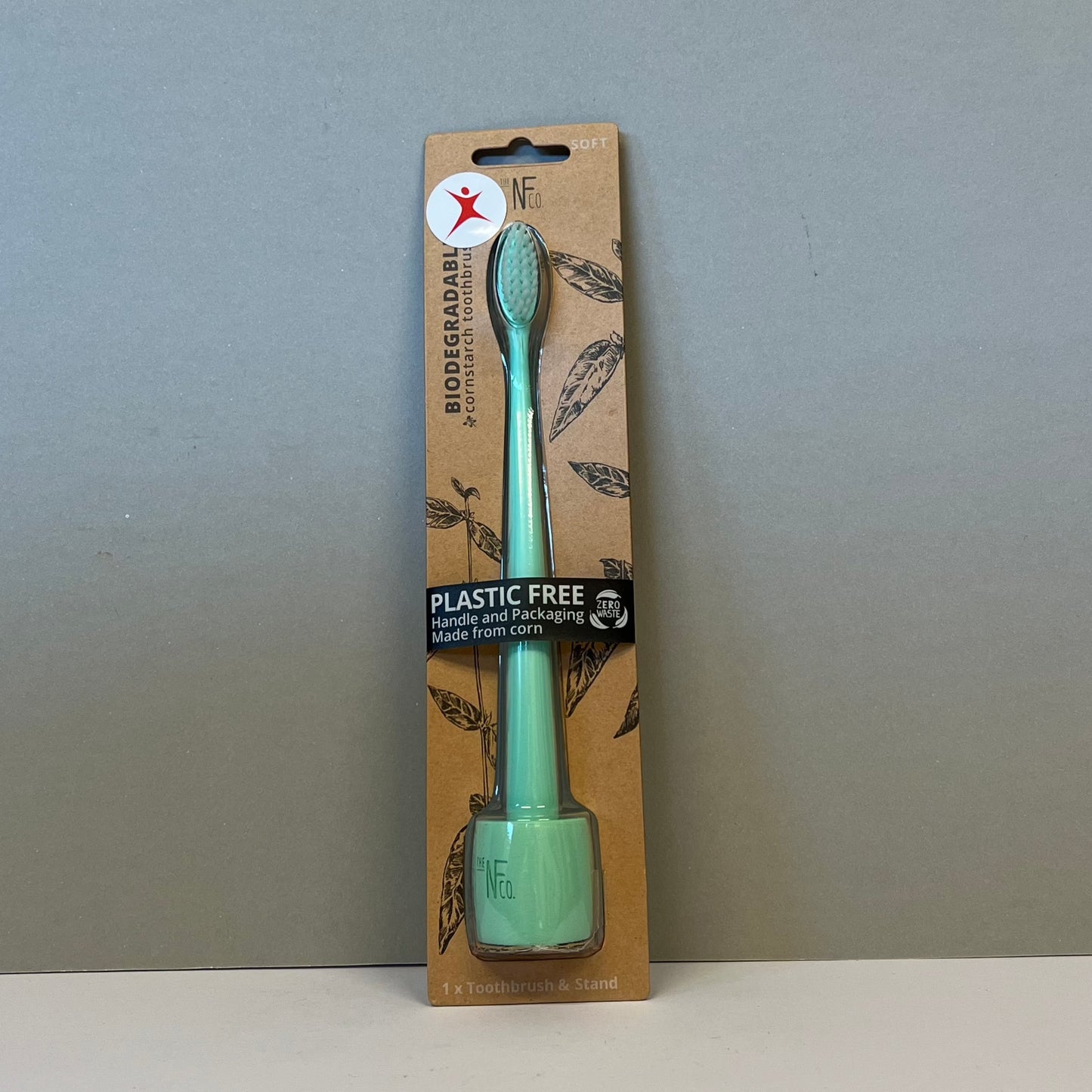 Bio Toothbrush & Stand - River Mint