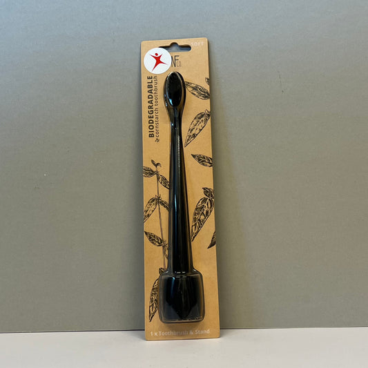 Bio Toothbrush & Stand - Pirate Black