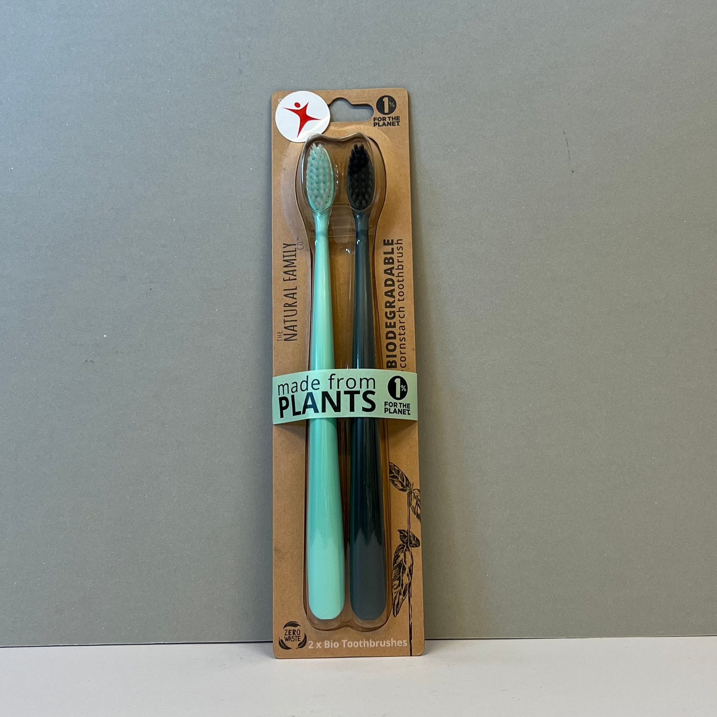 Bio Toothbrush (Twin Pack) - River Mint & Pirate Black